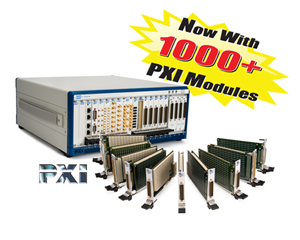 1000+ PXI switch & simulation modules from Pickering