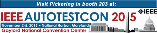 See latest Pickering Switching Solutions at IEEE-AUTOTESTCON