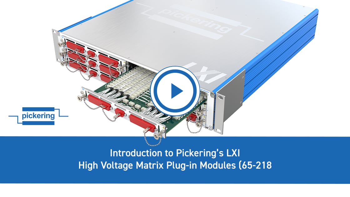 65-218 High-voltage Matrix Plugin Modules from Pickering