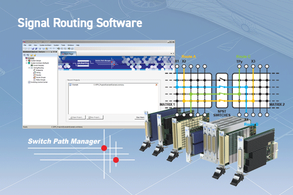 Switch Path Manager signal routing software