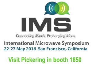 IMS2016 - Visit Pickering in booth 1850
