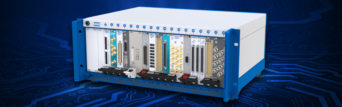 Pickering's 18-Slot Gen 2 PXIe Hybris Chassis