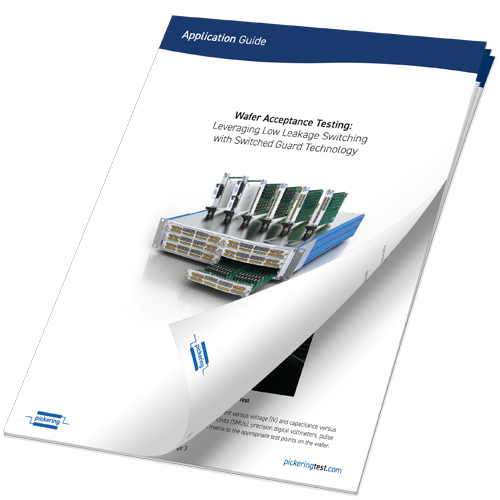 wafer acceptance testing leveraging low leakage switching