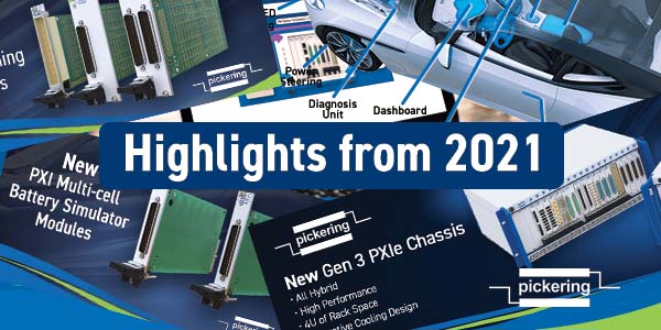 2021 Highlights from Pickering Interfaces