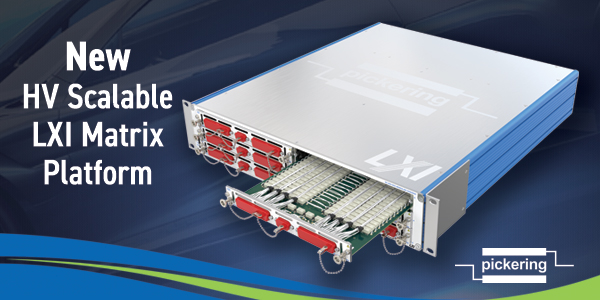 New High Voltage Scalable LXI Matrix from Pickering