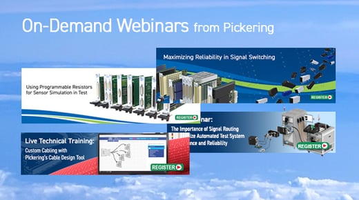 On-demand webinars from Pickering