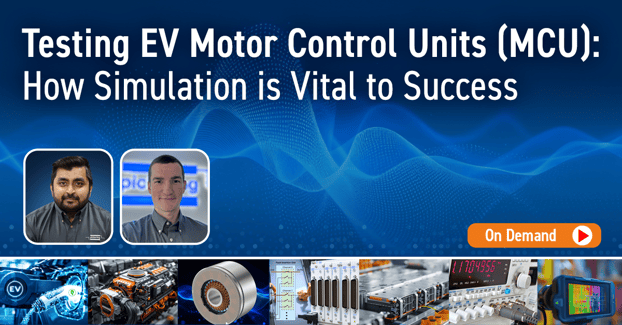 Testing EV motor control units in battery electric vehicles
