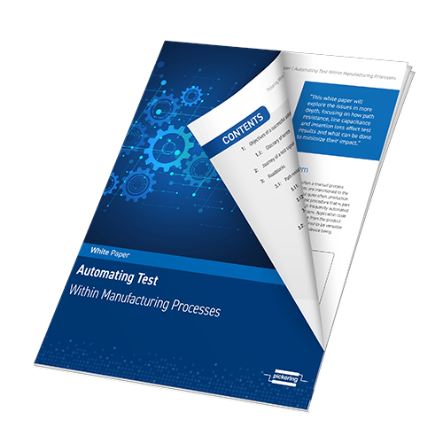 Automating Test Within Manufacturing Processes
